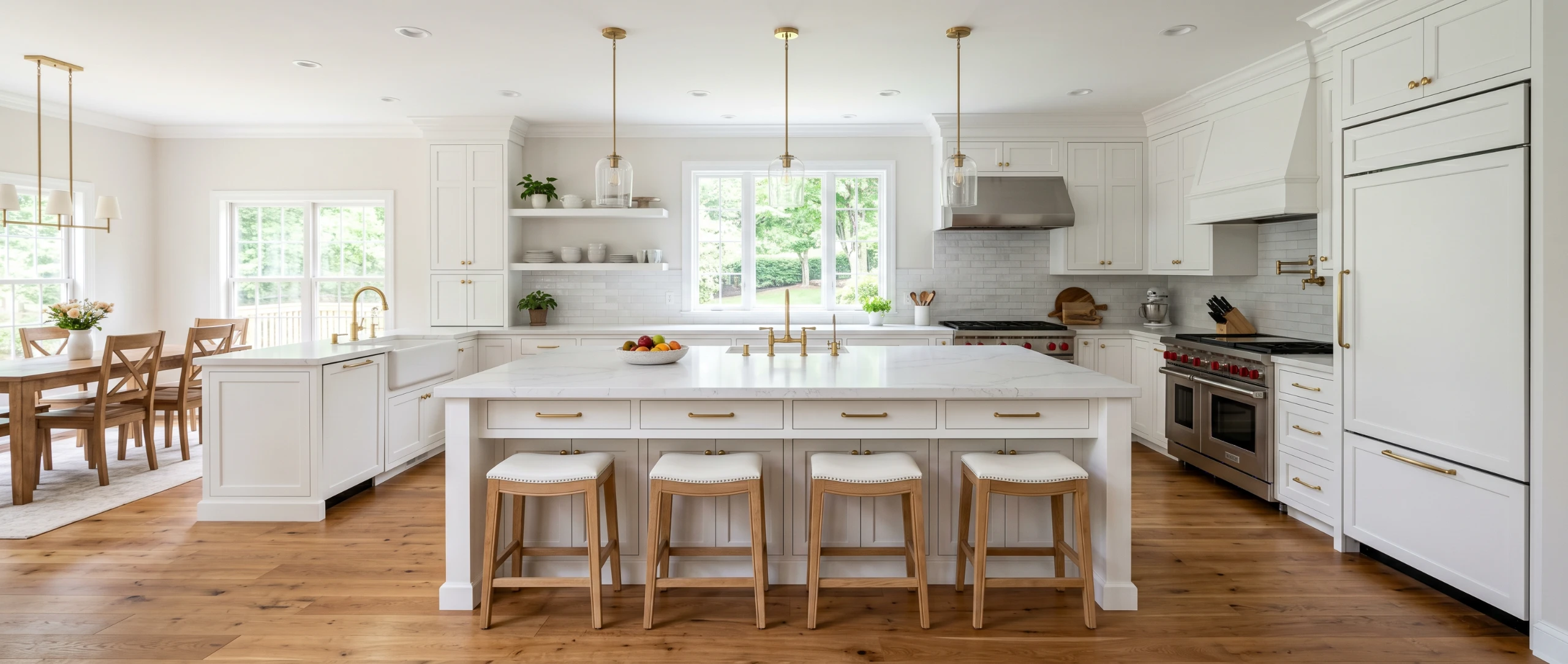 Custom kitchen cabinetry in a Gaithersburg, MD home